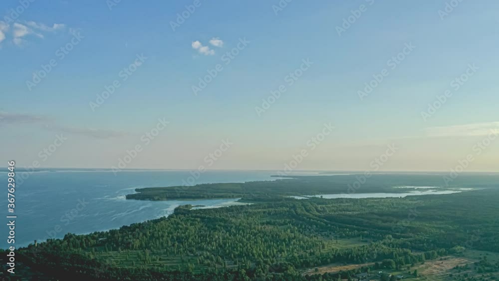 The aero shot of beautiful natural landscape. hyper lapse The aero shot of beautiful natural landscape. hyper lapse