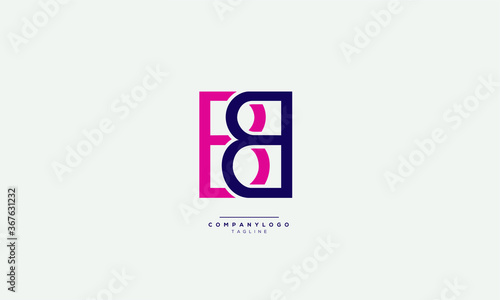 BB Letter Business Logo Design Alphabet Icon Vector Symbol