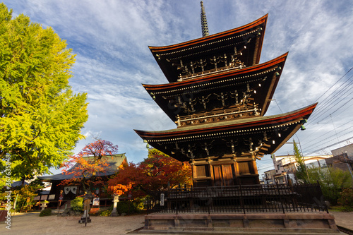 Hida Kokubunji Temple in Takayama (Japan) photo