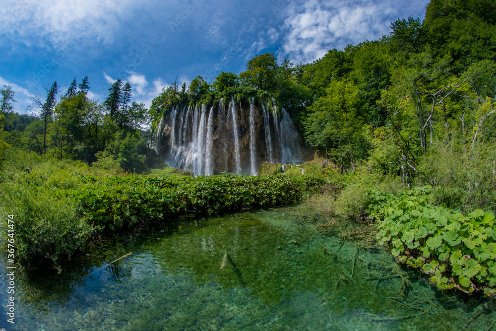 plitvice lakes national park croatia waterfall 
