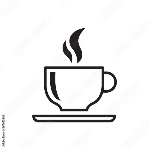 Coffee icon vector illustration.