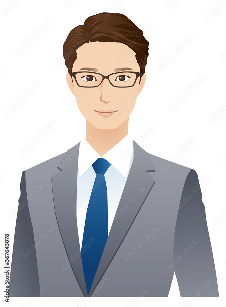 若い男性　ビジネスマン
