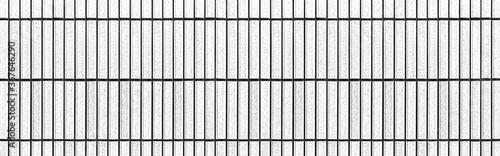 Wallpaper Mural Panorama of Modern white stone wall with stripes texture and seamless background Torontodigital.ca