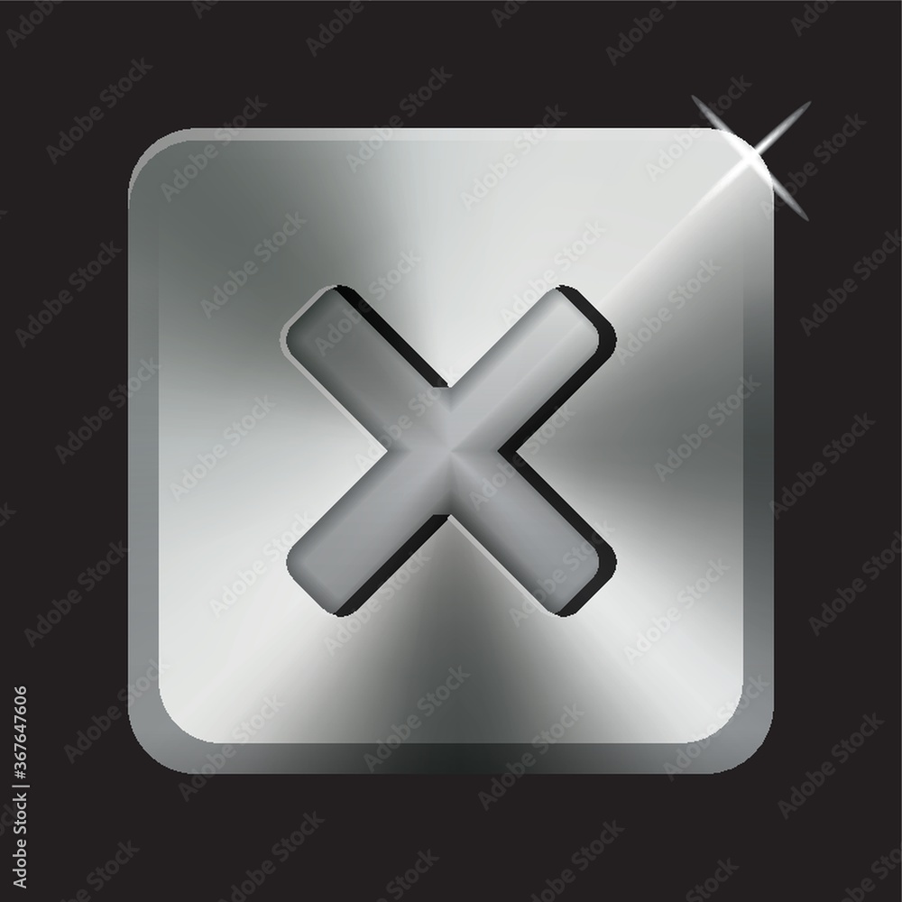 Obraz premium close button