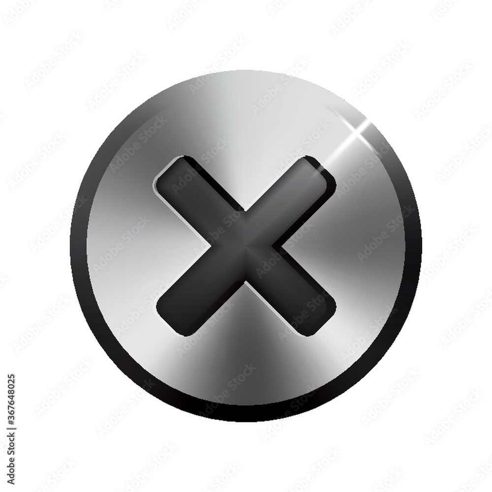 Obraz premium close button