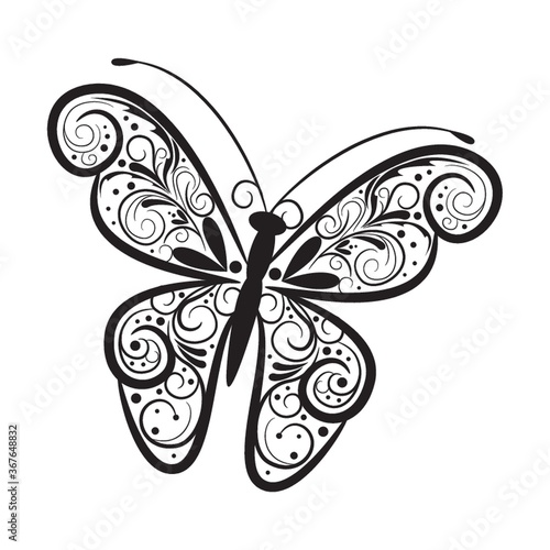 butterfly tattoo design