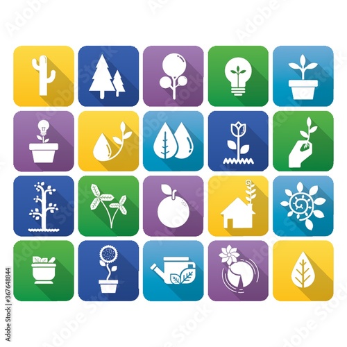 collection of environmental icons