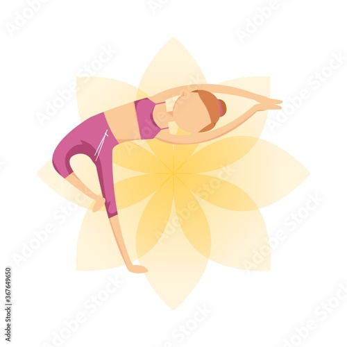 half lotus tree pose