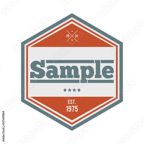 sample label