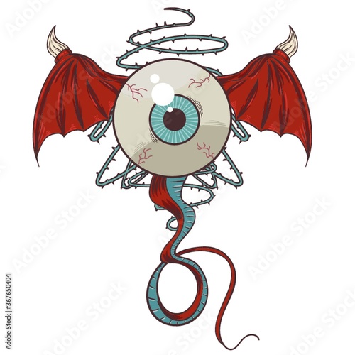 monster tattoo design