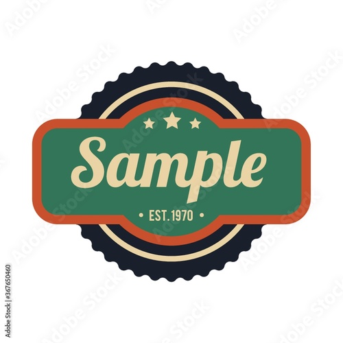 sample label