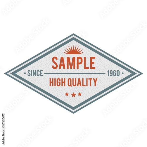 sample quality label