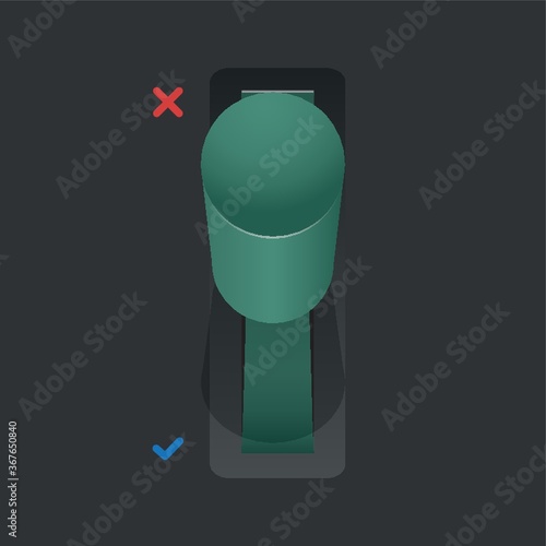 cancel toggle button