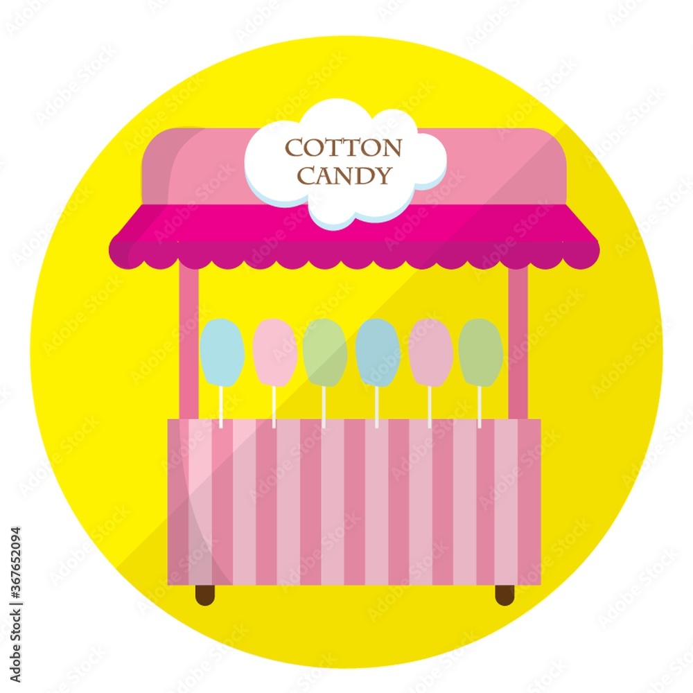 cotton candy stall cotton candy stall