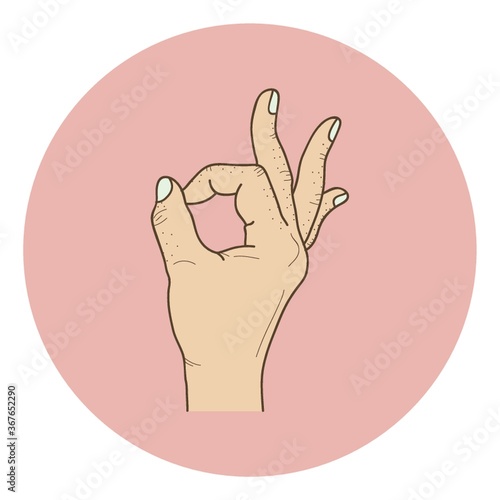 hand gesture