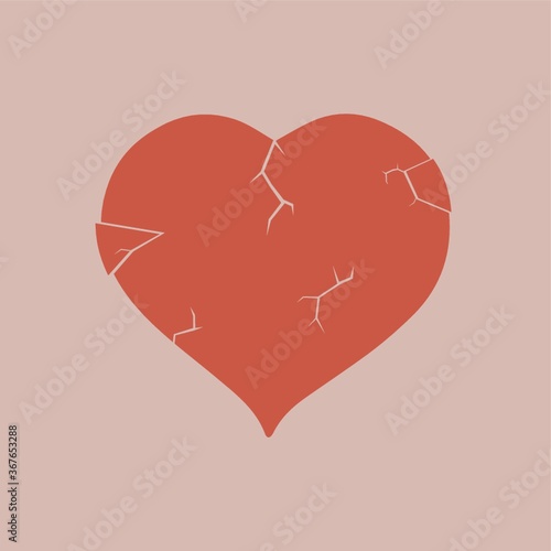 heart cracked