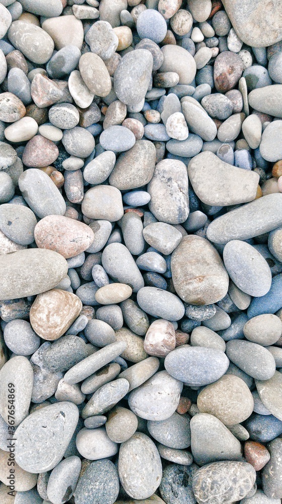 Pebbles on the beach Pebbles on the beach
