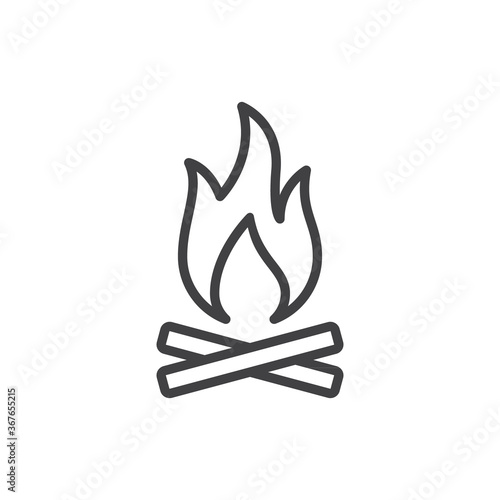 Vector Illustration of a Fire icon