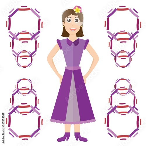 fashionable woman