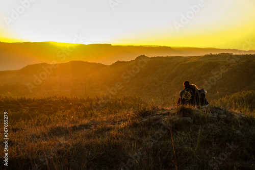 couple in the montain