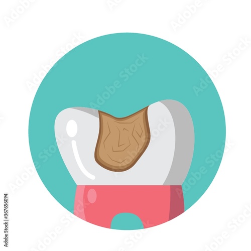 teeth with cavity