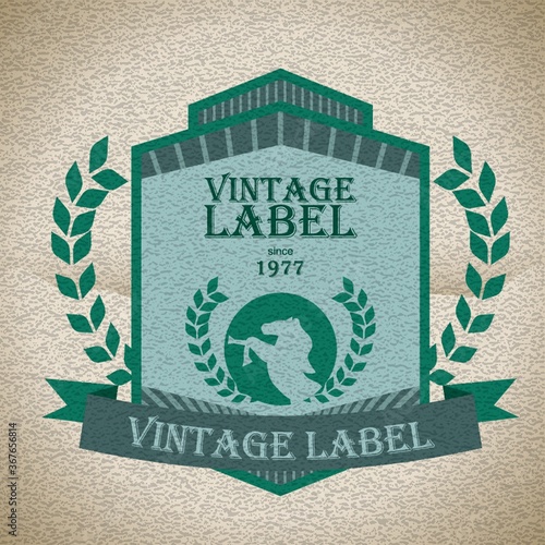 vintage label