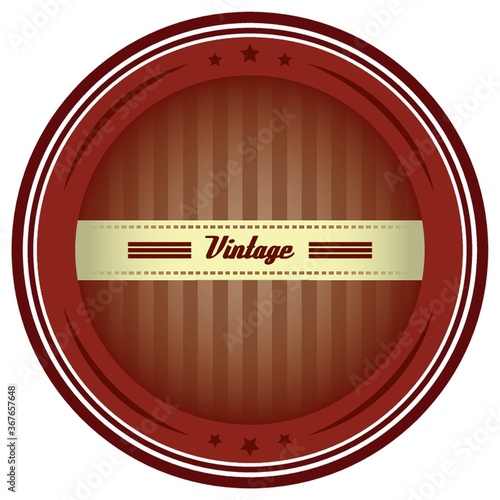 vintage label