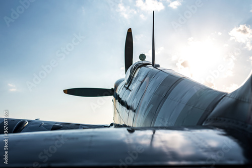Historic fighter aircraft photo