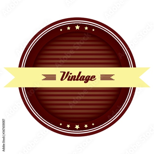 vintage label