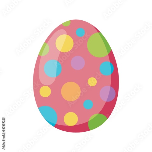 colourful easter egg