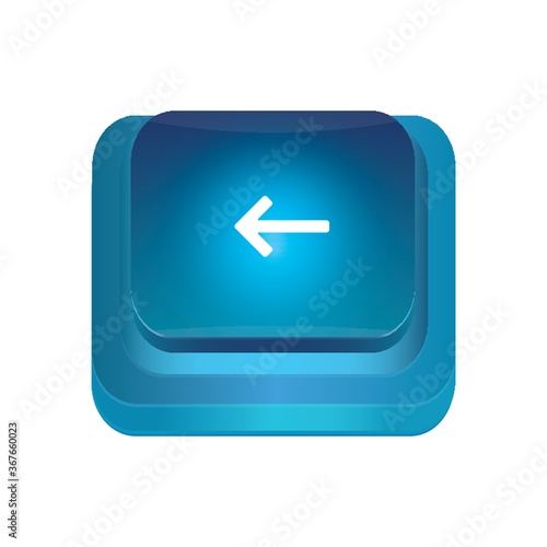 arrow left button