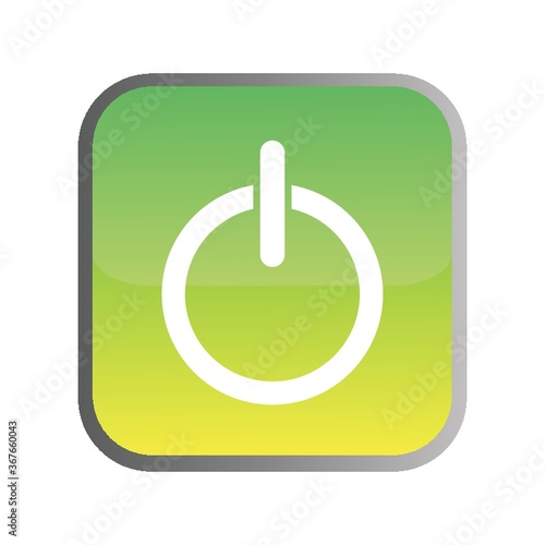 turn on or off button