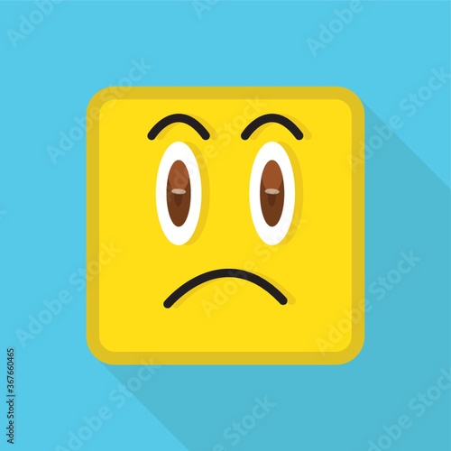 emoticon looking disappointed