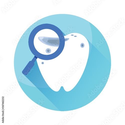 tooth with caries