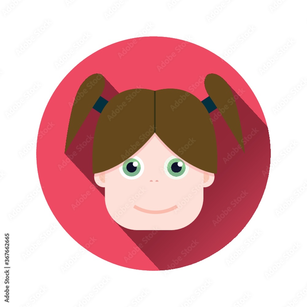 Fototapeta premium girl smiling