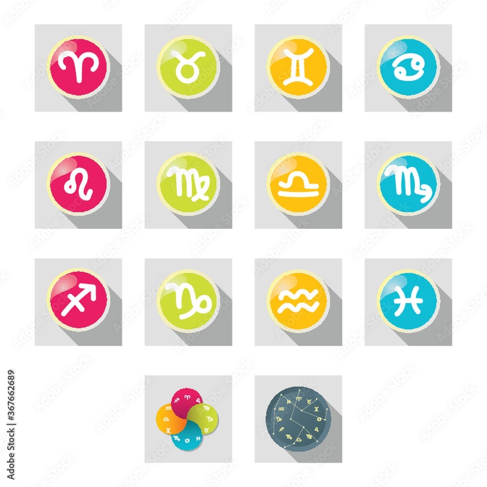 horoscope icons horoscope icons