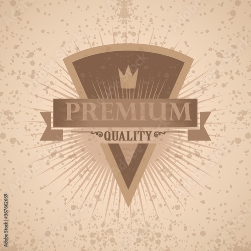vintage quality label
