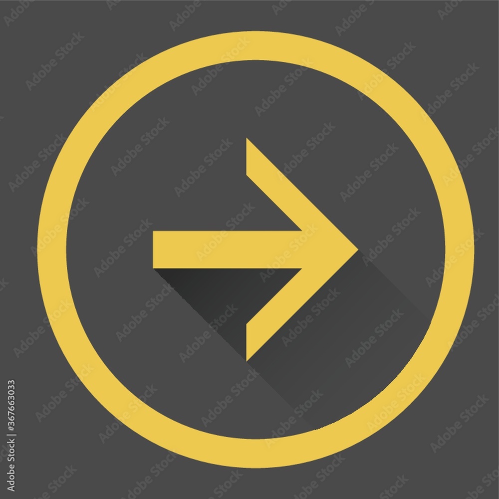 arrow right button