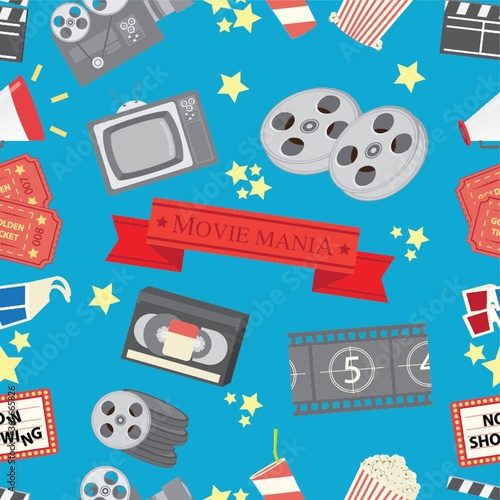 set of entertainment icons