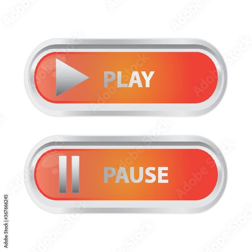 play and pause buttons