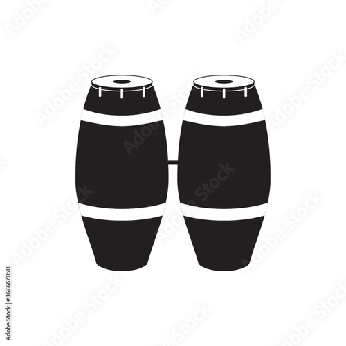silhouette of bongo