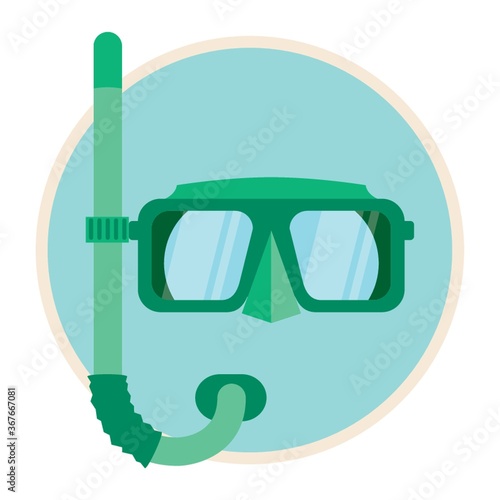 scuba mask and snorkel
