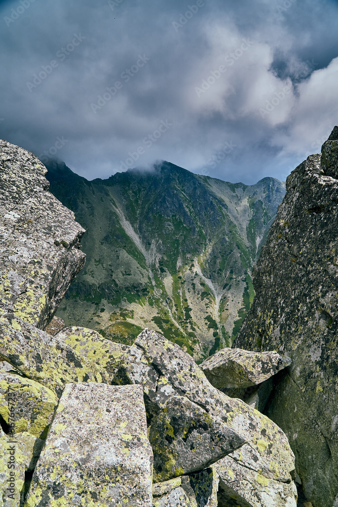 Beautiful panoramic aerial drone view of mountain in National Park High Tatra. northern Slovakia, Europe. Beautiful world. Beautiful panoramic aerial drone view of mountain in National Park High Tatra. northern Slovakia, Europe. Beautiful world.