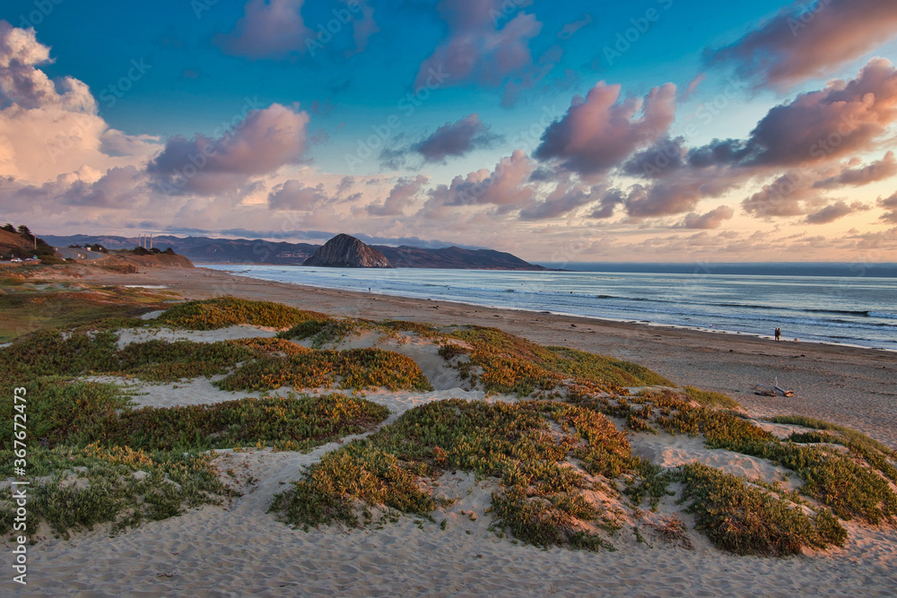 Ταπετσαρία Sunset in the summer along the Cayucos Coastline in California