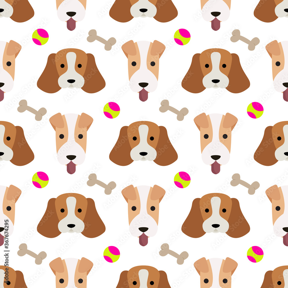 seamless pattern with dogs seamless pattern with dogs