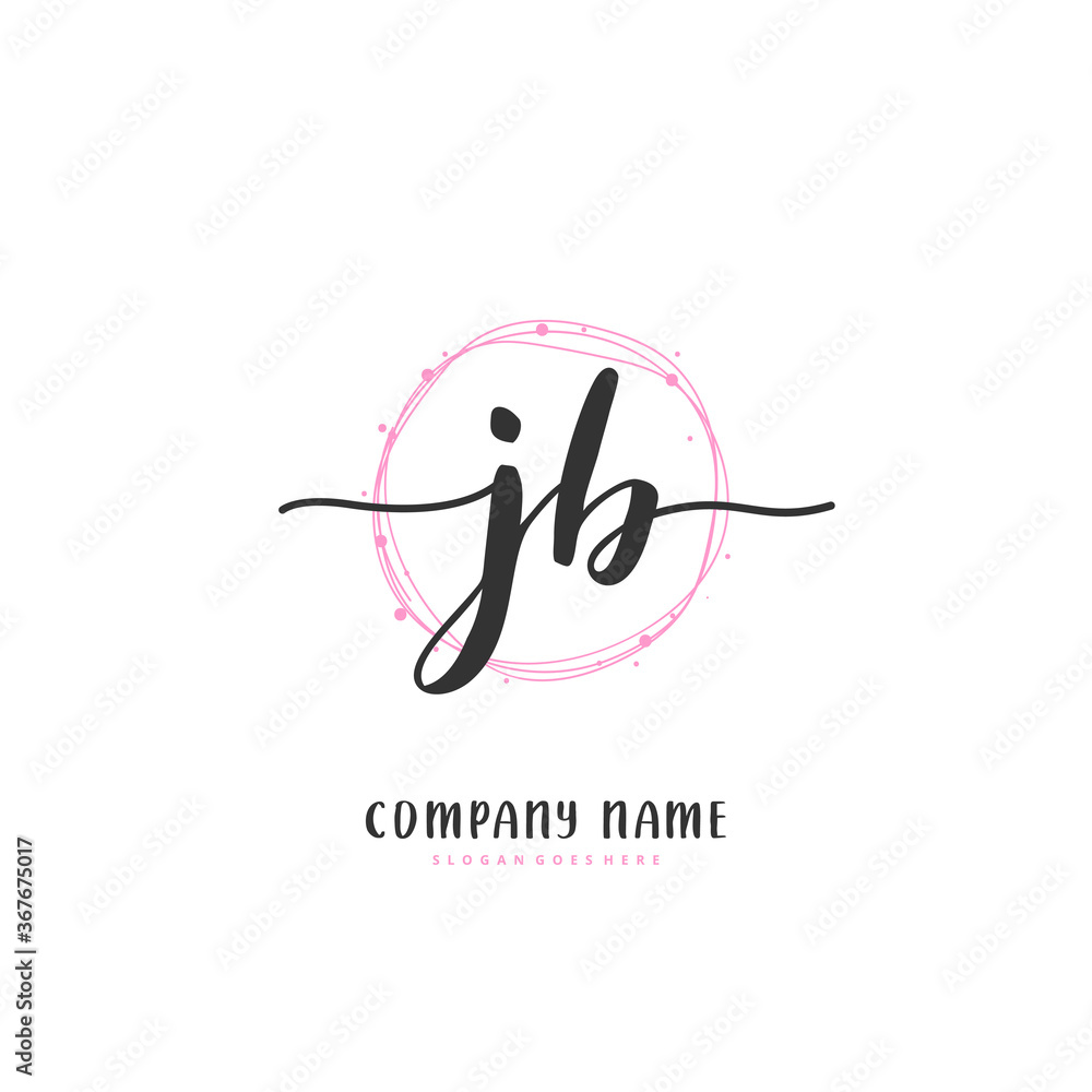 J B JB Initial handwriting and signature logo design with circle. Beautiful design handwritten logo for fashion, team, wedding, luxury logo. J B JB Initial handwriting and signature logo design with circle. Beautiful design handwritten logo for fashion, team, wedding, luxury logo.