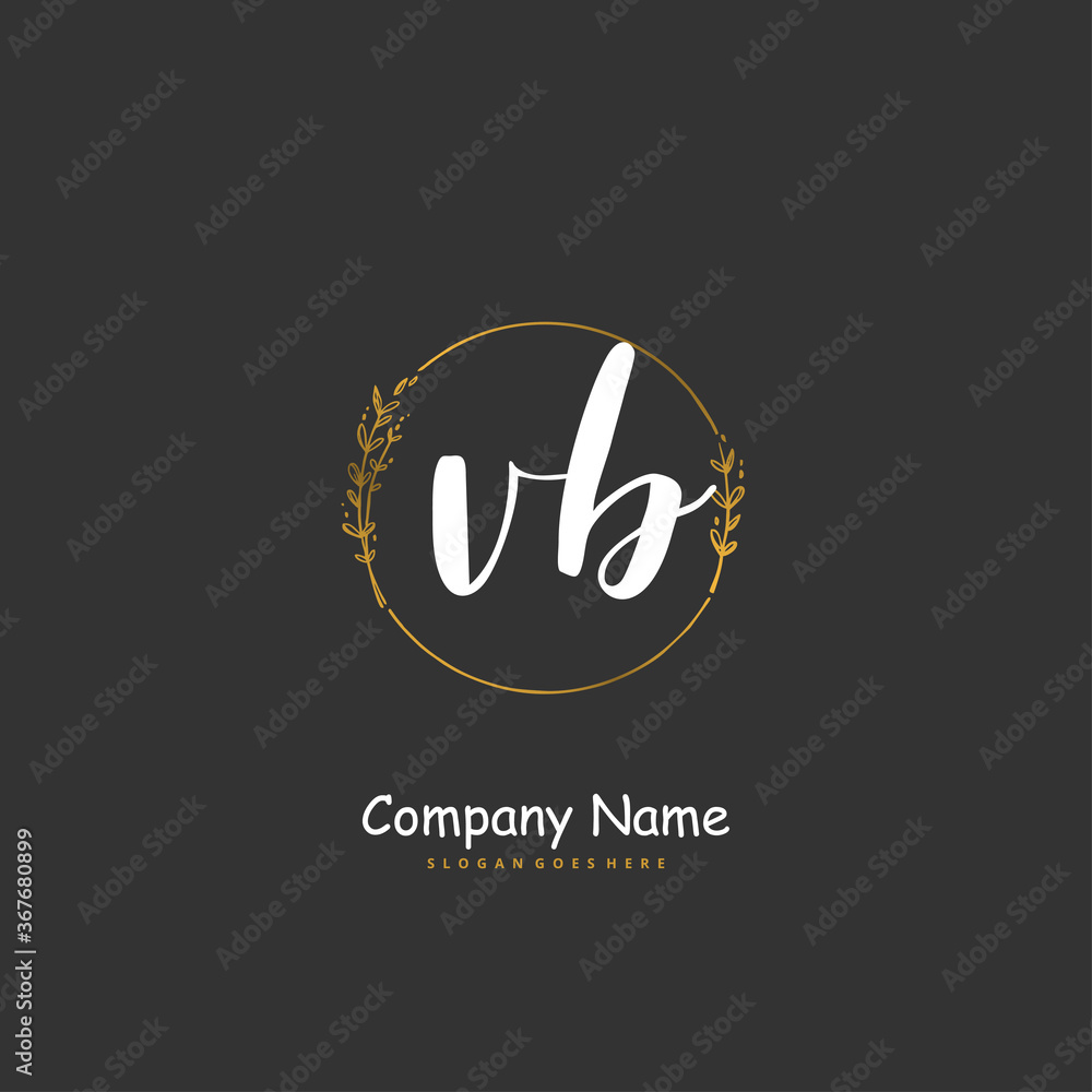 V B VB Initial handwriting and signature logo design with circle. Beautiful design handwritten logo for fashion, team, wedding, luxury logo. V B VB Initial handwriting and signature logo design with circle. Beautiful design handwritten logo for fashion, team, wedding, luxury logo.