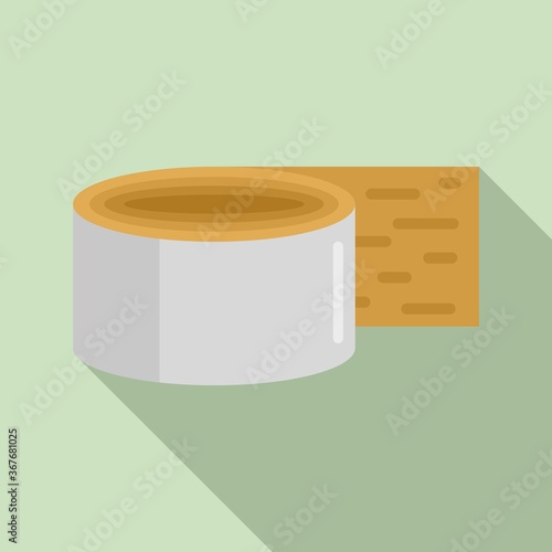 Construction scotch icon. Flat illustration of construction scotch vector icon for web design
