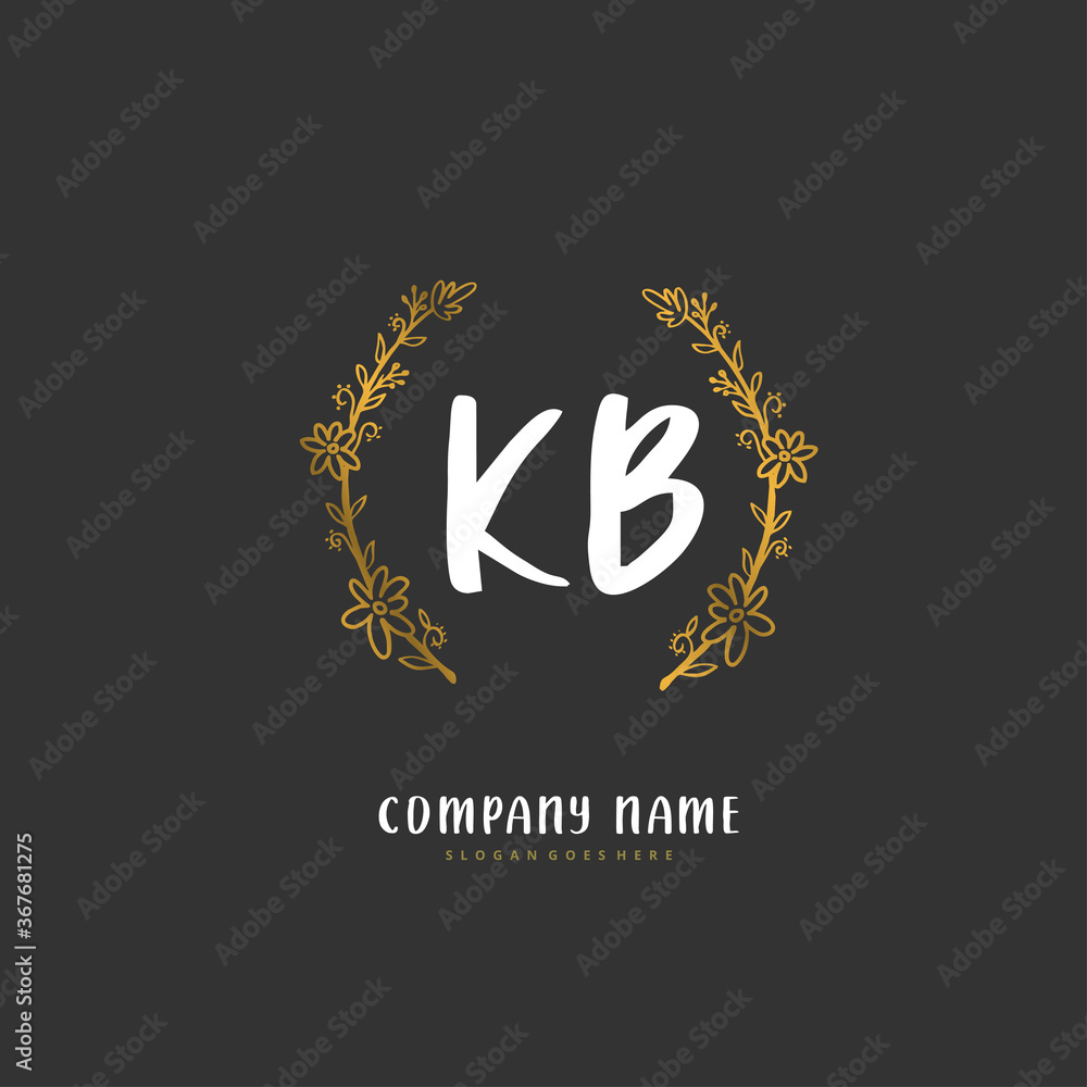 K B KB Initial handwriting and signature logo design with circle. Beautiful design handwritten logo for fashion, team, wedding, luxury logo. K B KB Initial handwriting and signature logo design with circle. Beautiful design handwritten logo for fashion, team, wedding, luxury logo.