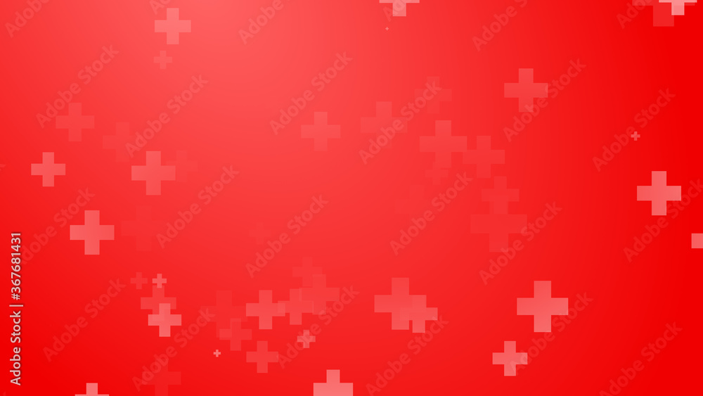 Medical health red cross pattern background. Abstract healthcare for World Blood Donor Day. Medical health red cross pattern background. Abstract healthcare for World Blood Donor Day.
